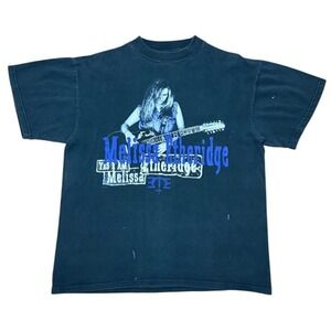 Vintage 90s Melissa Etheridge Concert Merch Tour Dates Rock Band Graphic T-shirt